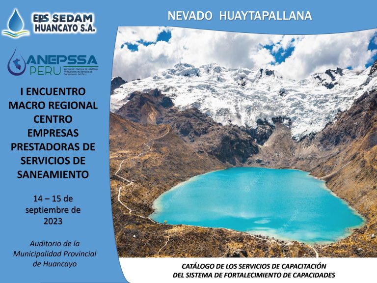 I ENCUENTRO MACRO REGIONAL CENTRO – EMPRESAS PRESTADORAS DE SERVICIOS DE SANEAMIENTO